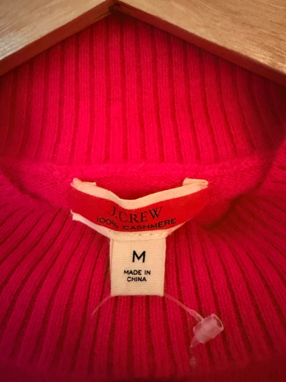 J.Crew 100% Cashmere Mock Neck Sweater – Size M - Picture 2 of 3